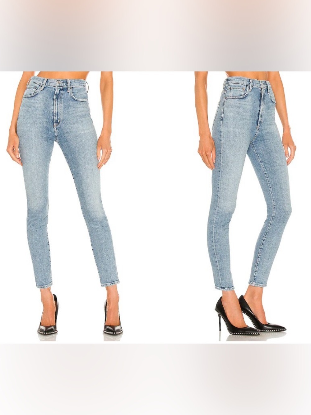 Agolde Pinch Waist Skinny Light Wash